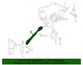 Рулевой карданчик Toyota Prius V 12-17