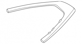 Молдинг двери задней левой BMW 4 G26 22-26 черный