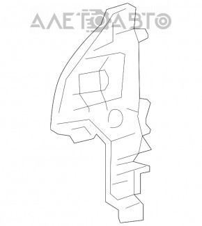 Deflectorul radiatorului stânga pentru Lexus RX350 RX450h 10-12 pre-restilizare