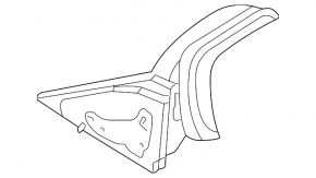 Зеркальный элемент левый Mazda3 03-09