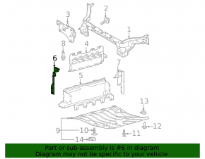 Deflector radiator dreapta Ford Mustang Mach-E 21-23