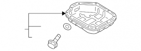 Поддон масляный Nissan Frontier 22-26 3.8