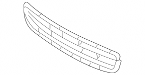 Решетка радиатора grill Toyota Camry v40 07-09 hybrid, хром