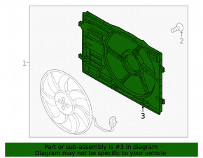 Carcasă radiator difuzor VW Golf 19-21 1.4T transmisie automată