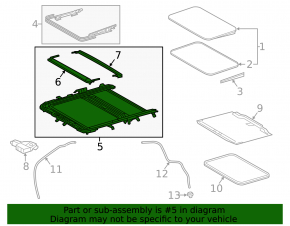 Asamblare de plafon Toyota Rav4 13-15