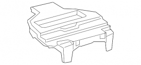 Пенопласт под запаску Toyota Prius 50 16-22 FWD
