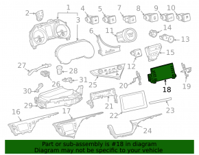 Монитор, дисплей, навигация Toyota Camry v70 21-24