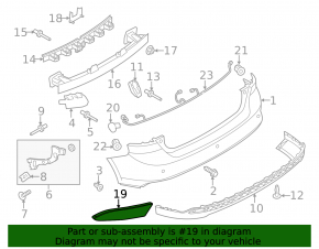 Отражатель правый Ford Focus mk3 15-18 рест 5d