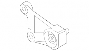 Кронштейн редуктора левый Mazda CX-5 17-24
