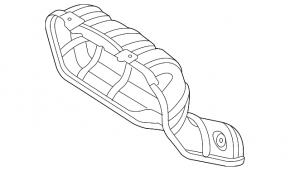 Защита коллектора Mazda3 2.3 03-08