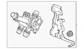 Supapă 24-26 a sistemului de răcire pentru Chevrolet Equinox EV