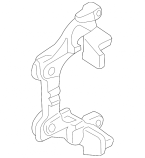 Suport etrier frână spate dreapta pentru BMW X2 F39 18-23 pentru 300/20mm, albastru, M-Sport