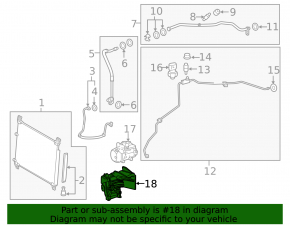 Кронштейн компрессора кондиционера Lexus RX450h 16-22