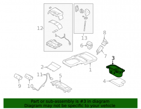 Подстаканник Subaru Outback 10-14