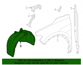Подкрылок передний правый Volkswagen ID.4 23-26