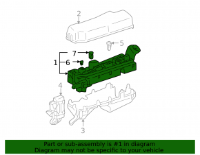 Блок предохранителей подкапотный Toyota Corolla e12 02-08 D4D