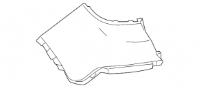 Bara spate goală dreapta Buick Encore 13-16