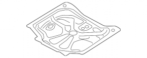 Корыто багажника Volvo V90 17-23 usa T5, T6