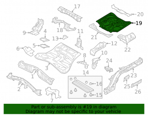 Корыто багажника Volvo V90 17-23 T5, T6