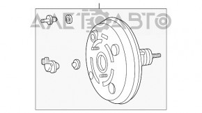 Вакуумный усилитель Toyota Highlander 20-22 3.5 под stop-go