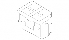 Кнопка P Parking Audi A6 C8 19-24 хром