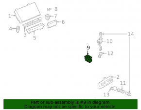 Кнопка P Parking Audi A6 C8 19-24 хром