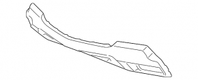 Губа переднего бампера Acura MDX 07-09