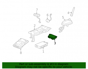 Backup Control Battery Module Cadillac CTS 14-17
