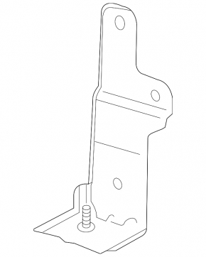Кронштейн Telephone Antenna Booster Amplifier задний левый Audi A3 8V 15-20