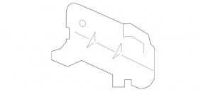 Capac cârlig remorcare bara spate Mercedes Clasa C W205 17-21 AMG, pachet