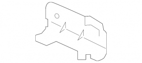 Capac cârlig remorcare bara spate Mercedes Clasa C W205 17-21 AMG, pachet