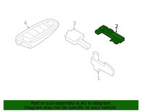 Keyless Antenna Receiver Module Ford Escape MK3 13-19