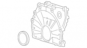 Передняя крышка двигателя BMW X3 G01 18-21