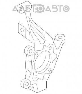 Цапфа передняя левая Hyundai Sonata 15-19 алюм