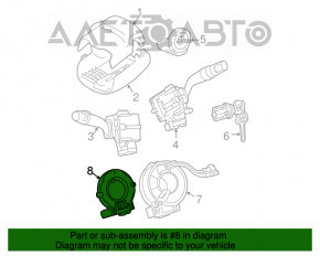 Датчик угла поворота руля Toyota Sienna 07-10