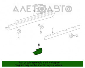Брызговик передний левый Mercedes W164 ML