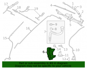 Бачок омывателя Land Rover Range Rover Evoque 12-19