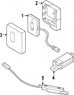 Antenna amplifier Polestar 2 21-25