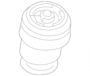 Pernă pneumatică spate stânga pentru BMW X5 F15 14-18 M