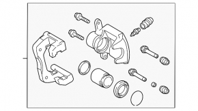 Suport spate stânga pentru Lexus Hs250h 10-12