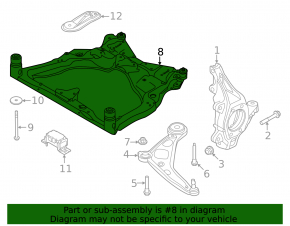 Подрамник передний Nissan Pathfinder 22-25