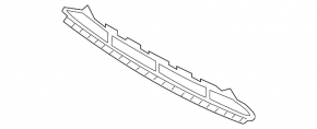 Grila inferioara barei fata Audi A4 B8 13-16 rest, S line noua originala