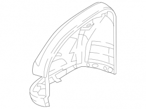 Capac oglinda laterala dreapta Mercedes W213 E 17-23