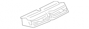 Воздуховод центральный Mitsubishi Galant 04-07