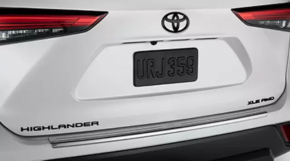 Комплект эмблем Toyota Highlander 20-26 черные XLE AWD