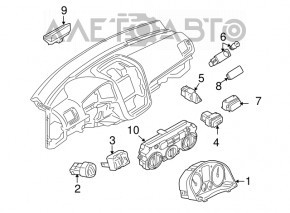 Управление климат-контролем VW Tiguan 09-15 manual