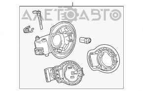 Корпус порта зарядки Chevrolet Volt 14-15