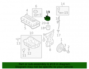 Охладитель масляный ДВС Kia Sorento 10-15 2.4, 3.3