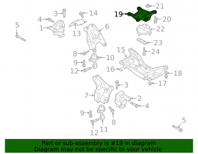 Кронштейн подушки АКПП Audi A6 C8 19-25 2.0T