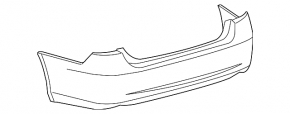 Bara spate goală Lexus ES350 07-12